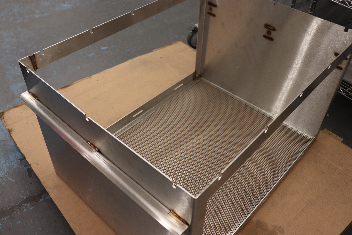 Stainless Steel Sheet Metal Support Frame for Alternative Energy Application-1